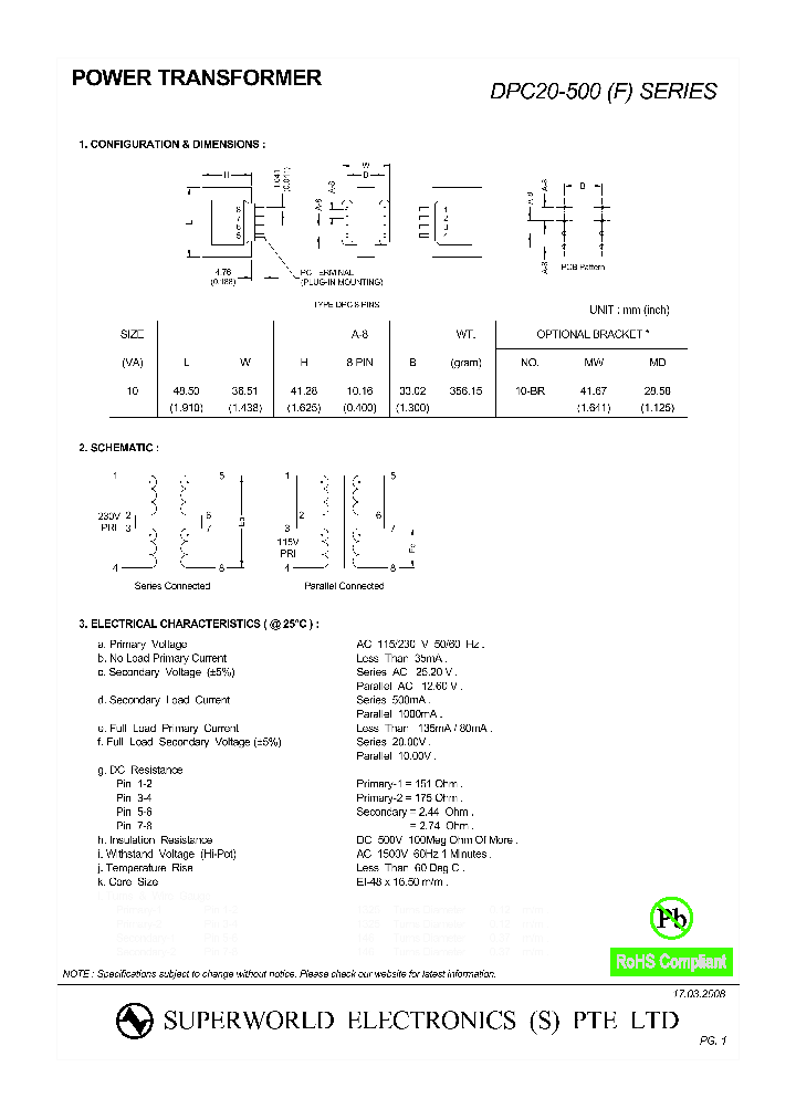 DPC20-500_4508559.PDF Datasheet