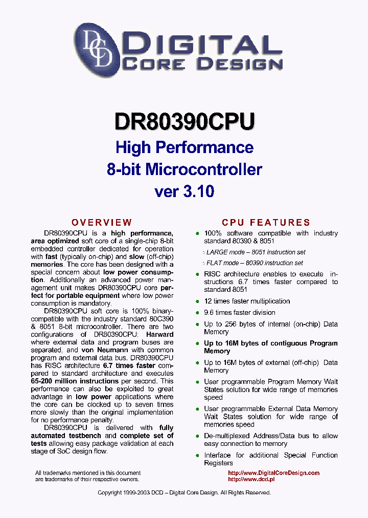 DR80390CPU_4212004.PDF Datasheet