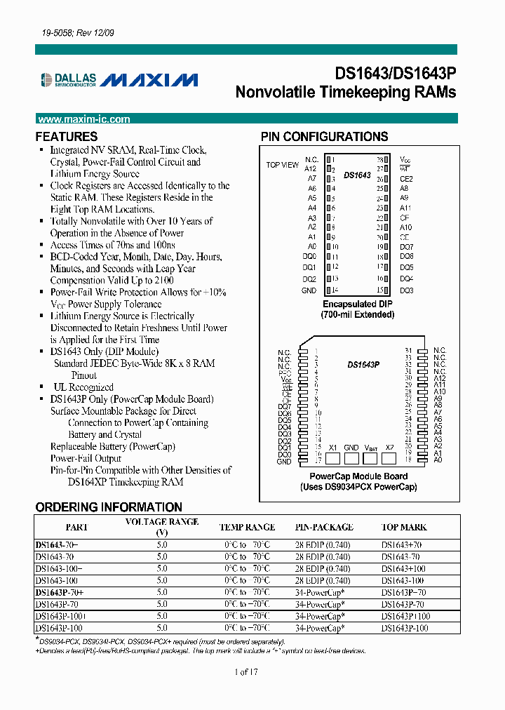 DS1643-100_4594899.PDF Datasheet