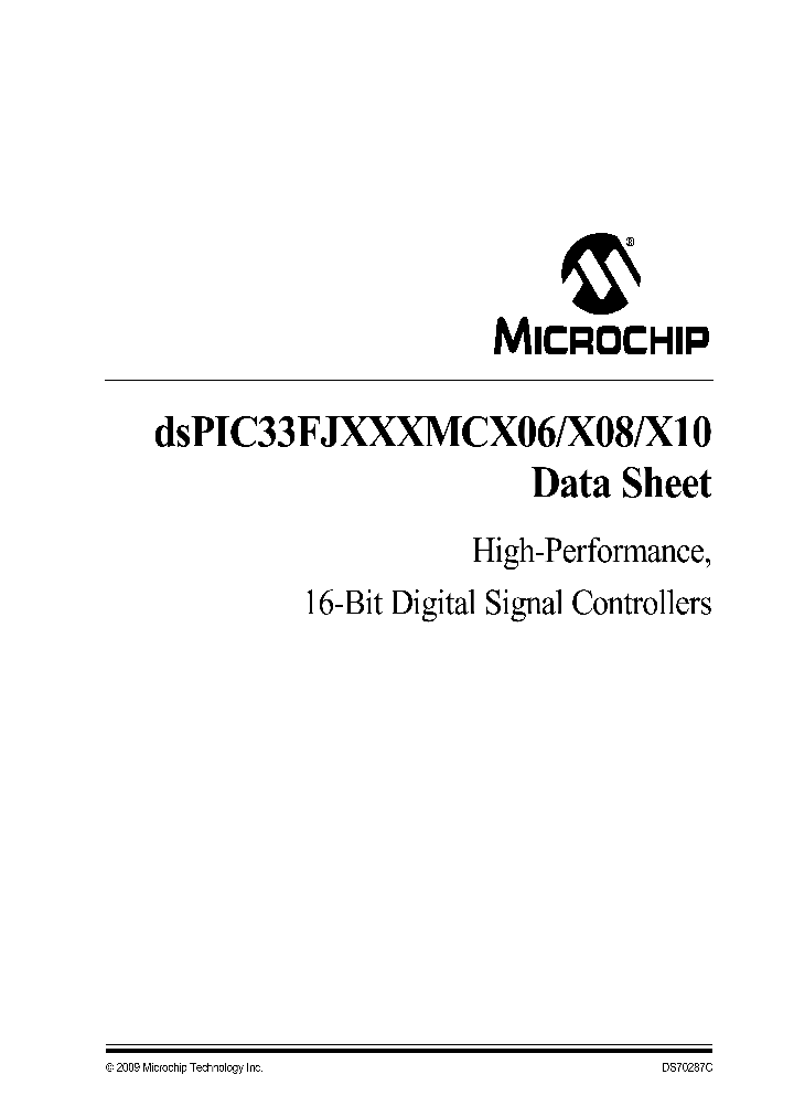 DSPIC33FJ256MC506IPF_4578221.PDF Datasheet