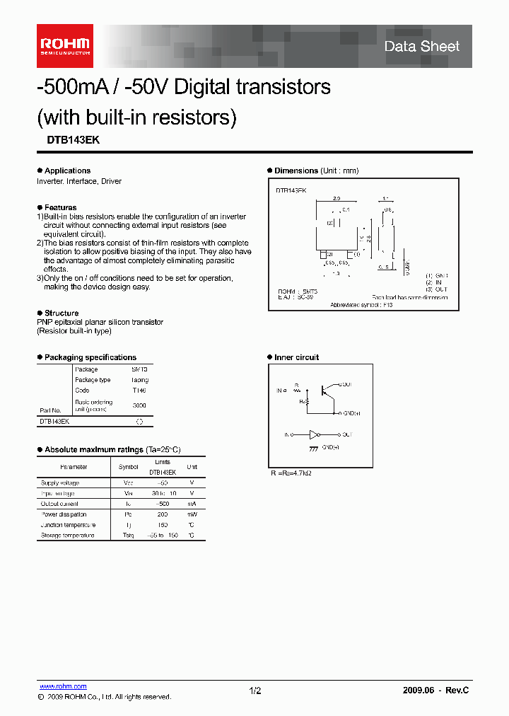 DTB143EK09_4850250.PDF Datasheet