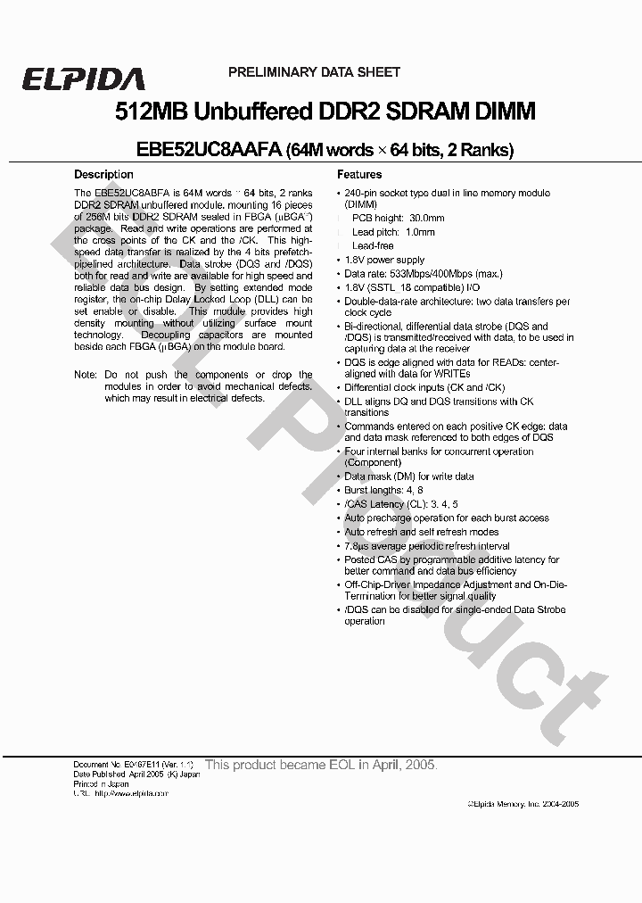 EBE52UC8AAFA_4530471.PDF Datasheet