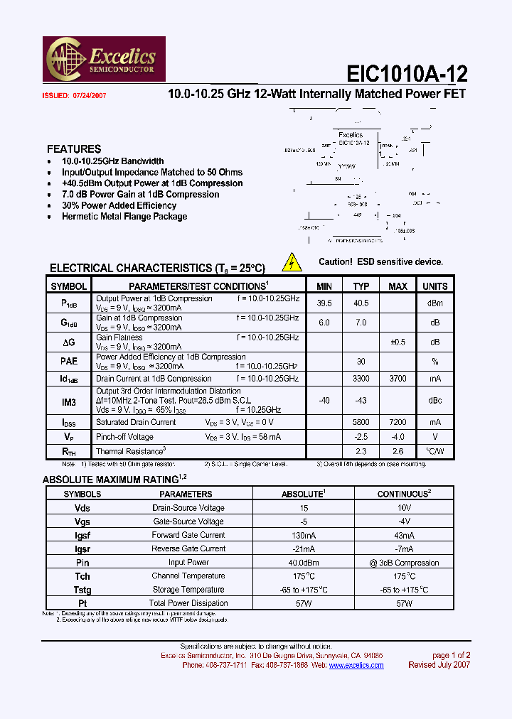 EIC1010A-12_4454430.PDF Datasheet