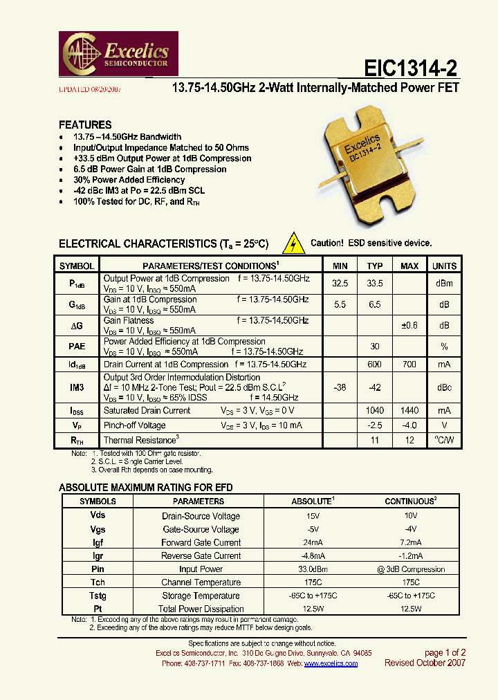 EIC1314-2_4580874.PDF Datasheet