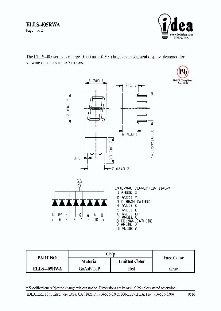 ELLS-405RWA_4577369.PDF Datasheet