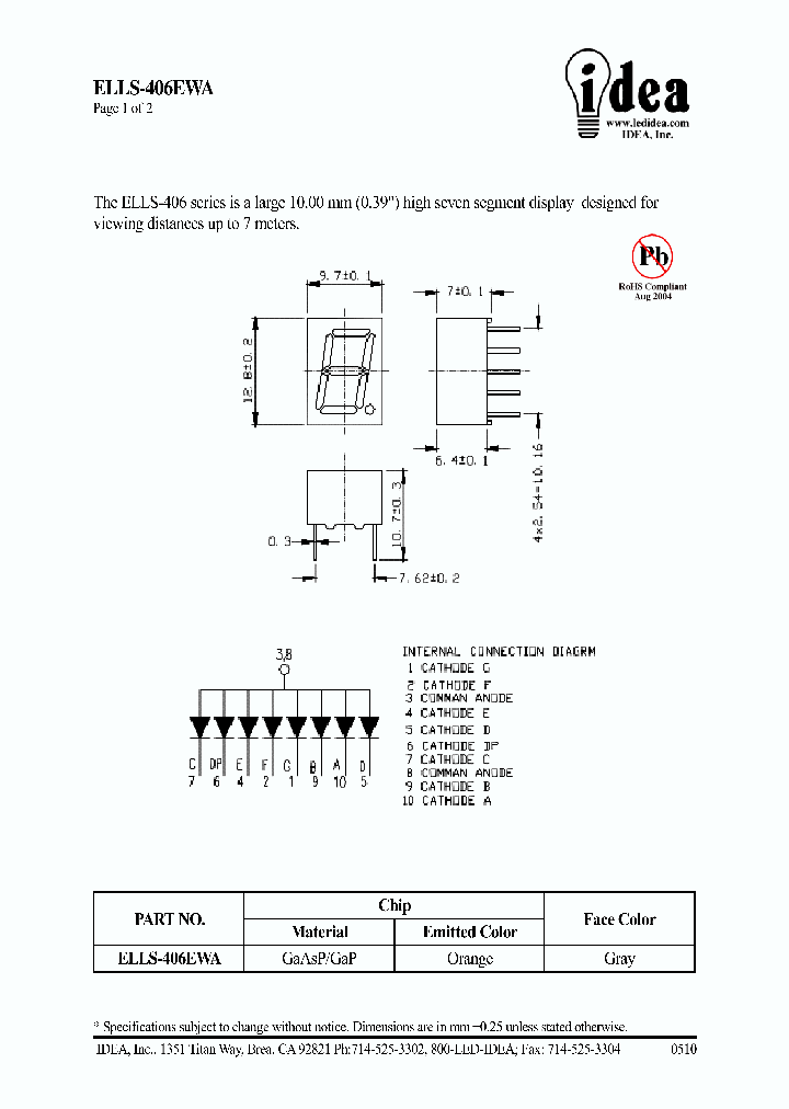 ELLS-406EWA_4577371.PDF Datasheet