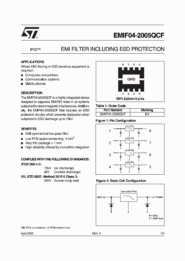 EMIF04-2005QCF05_4279578.PDF Datasheet