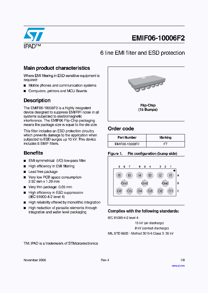 EMIF06-10006F2_4177964.PDF Datasheet