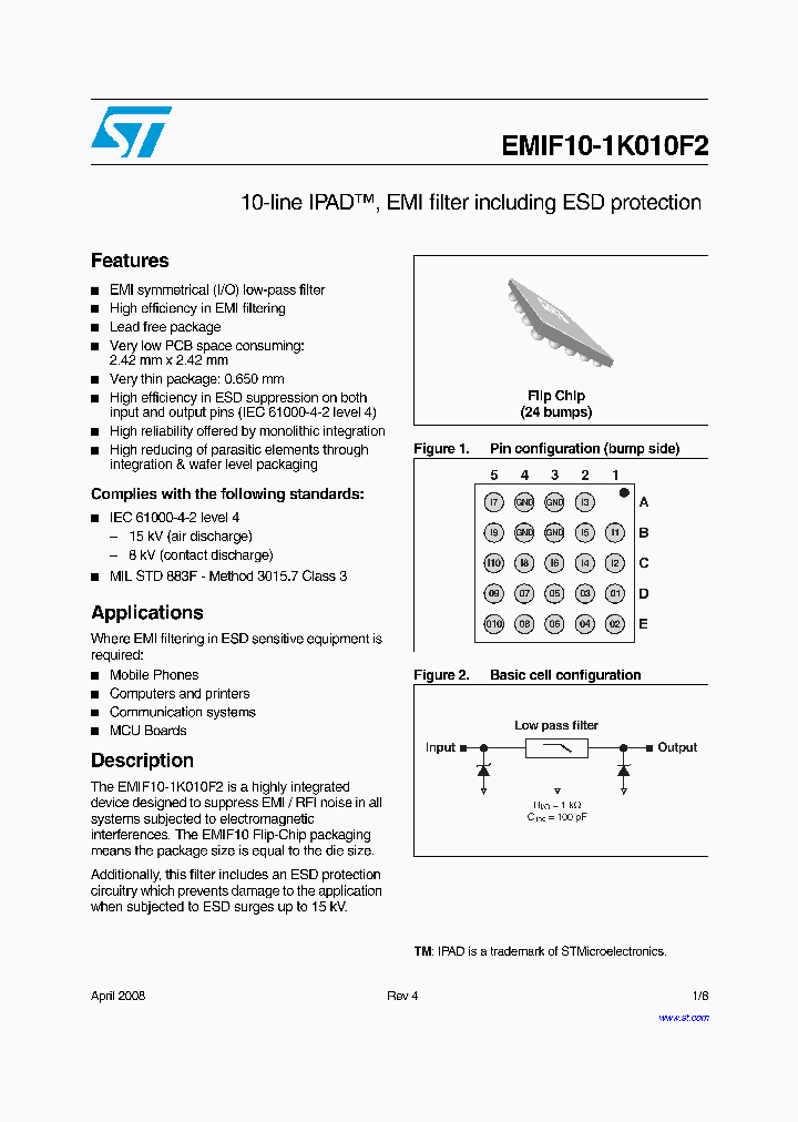 EMIF10-1K010F208_4195882.PDF Datasheet
