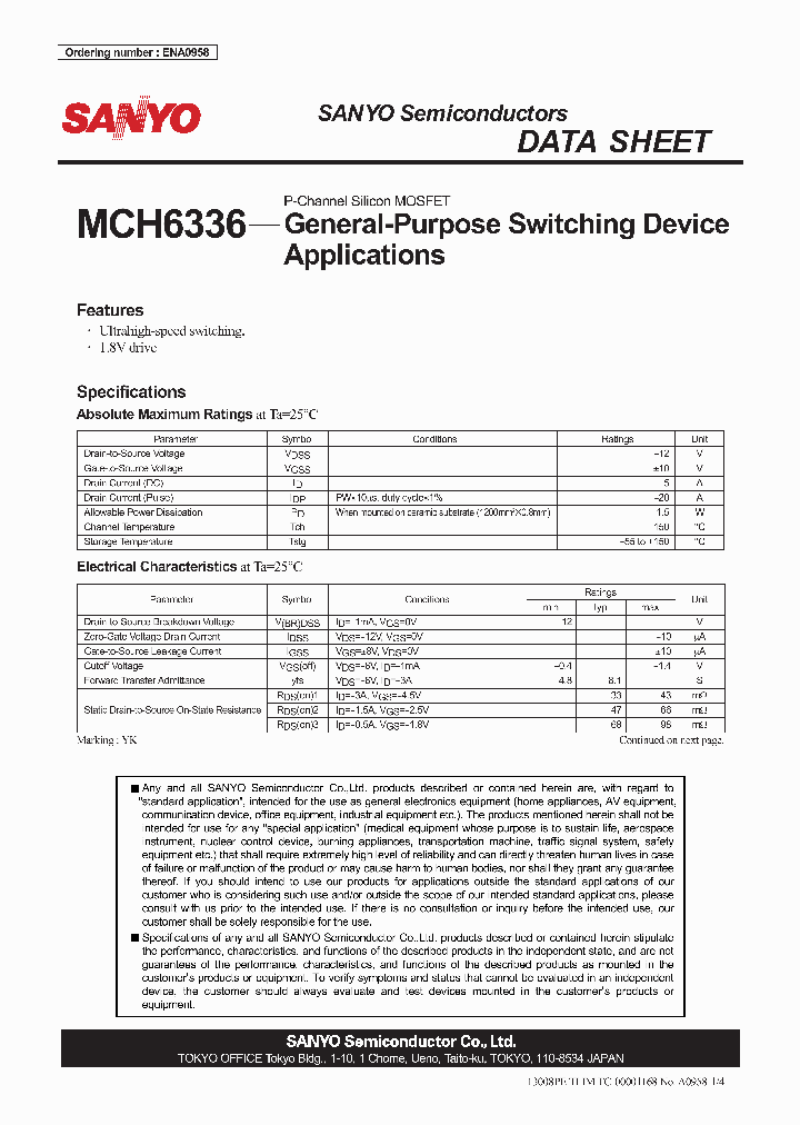 ENA0958_4788027.PDF Datasheet