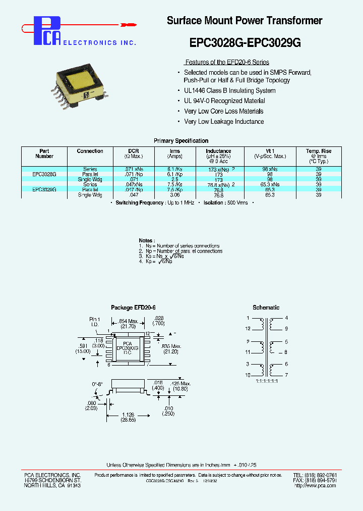 EPC3029G_4722096.PDF Datasheet