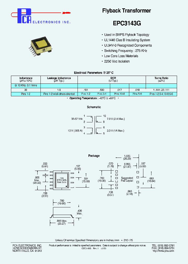 EPC3143G_4479563.PDF Datasheet