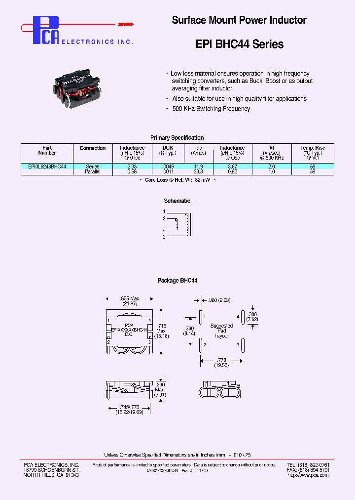 EPI0L6243BHC44_4670047.PDF Datasheet