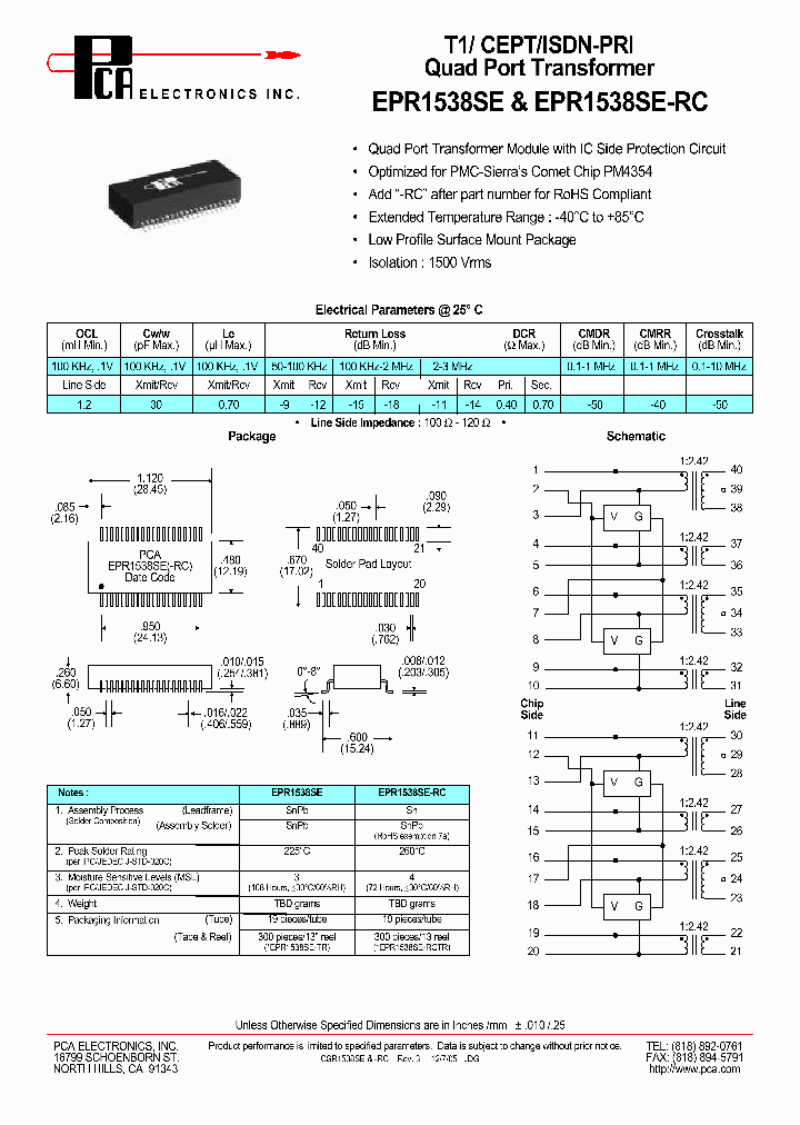 EPR1538SE_4828483.PDF Datasheet