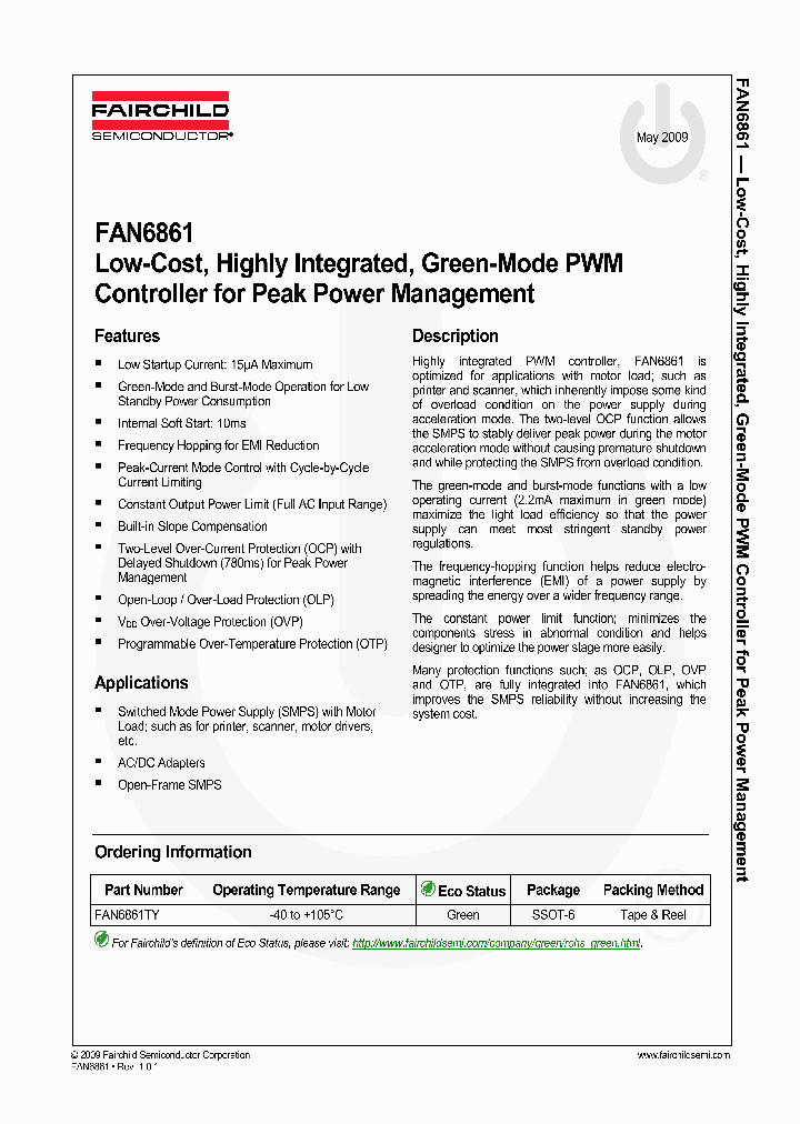 FAN6861_4566298.PDF Datasheet