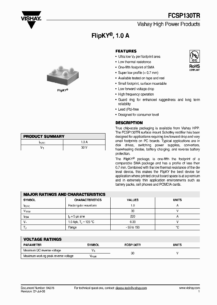 FCSP130TR_4256288.PDF Datasheet