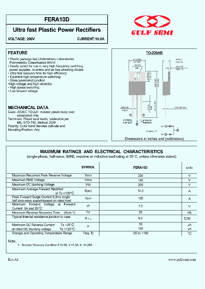 FERA10D_4618900.PDF Datasheet