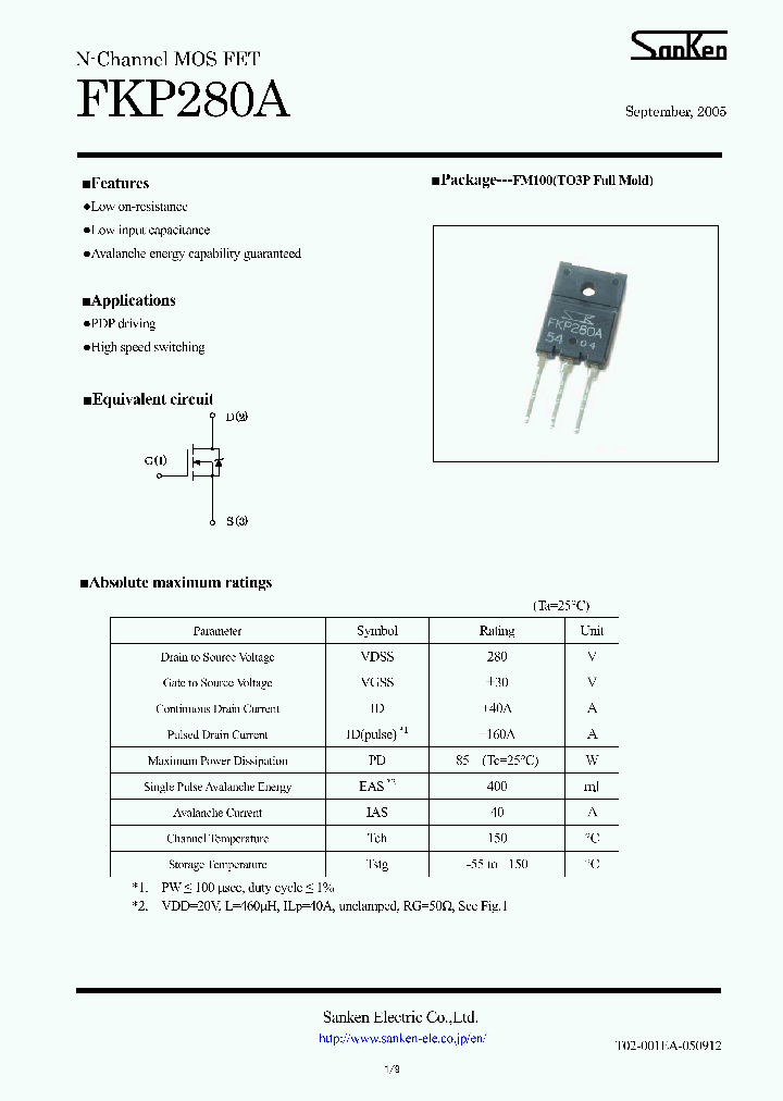 FKP280A_4381441.PDF Datasheet