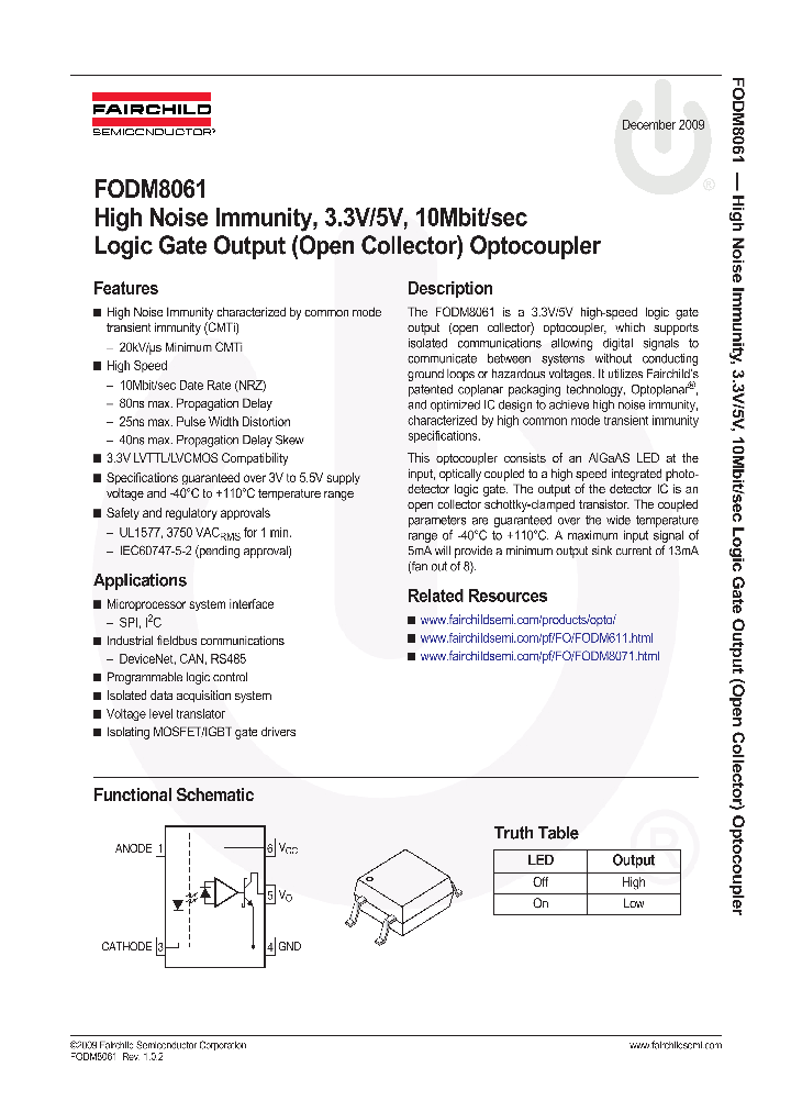 FODM8061_4718912.PDF Datasheet