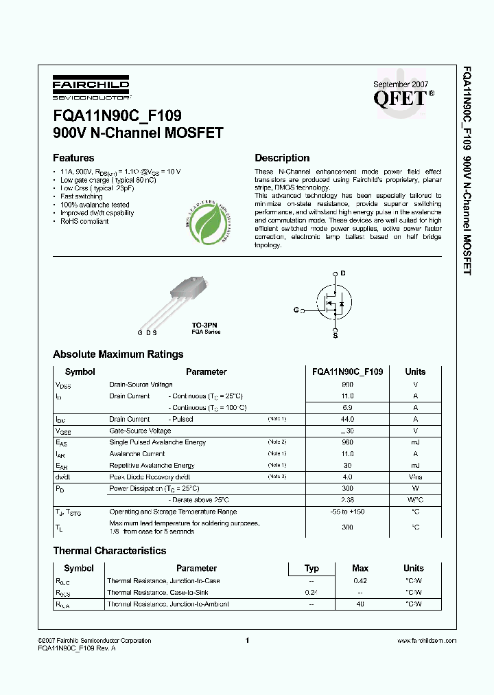 FQA11N90C_4507132.PDF Datasheet