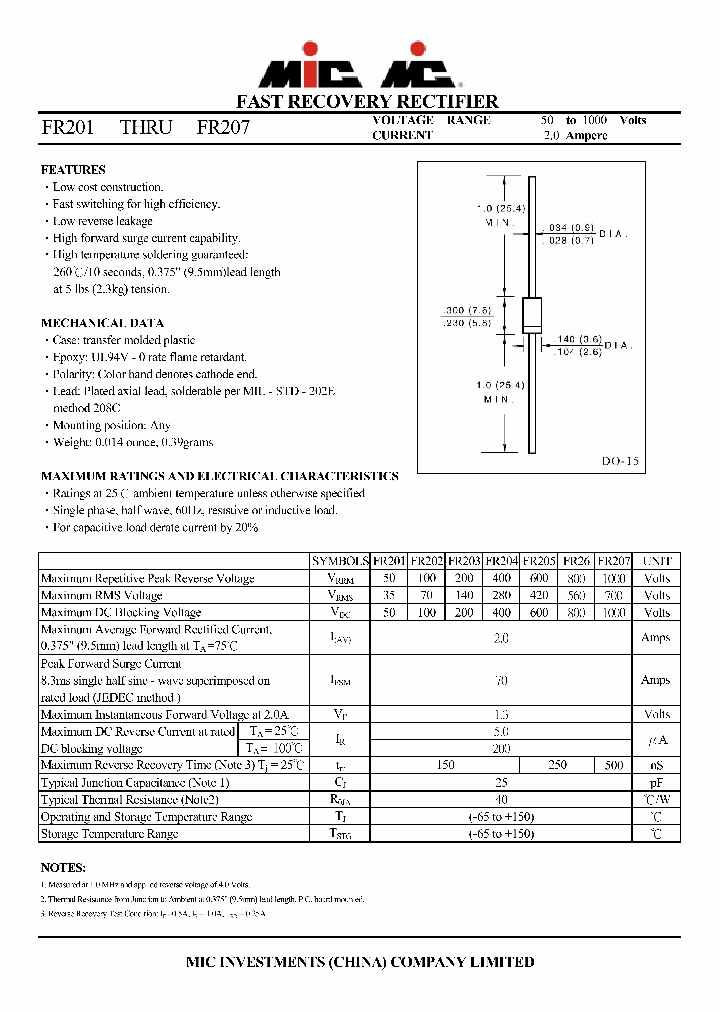 FR205_4395567.PDF Datasheet