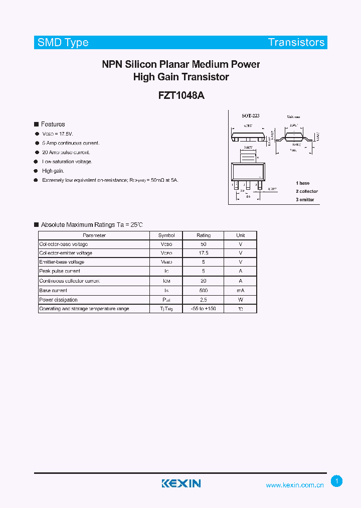 FZT1048A_4311105.PDF Datasheet