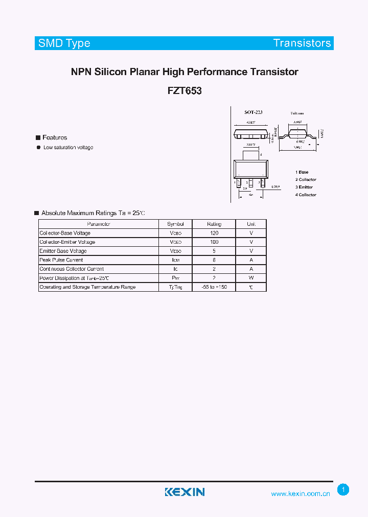 FZT653_4370959.PDF Datasheet