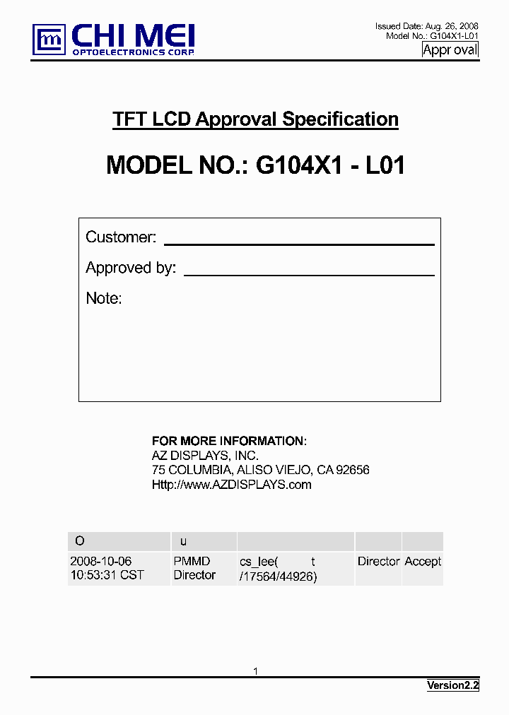 G104X1-L01_4899494.PDF Datasheet