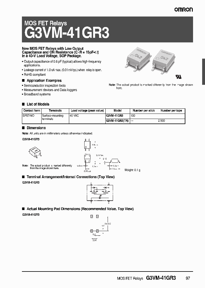 G3VM-41GR3_4710617.PDF Datasheet