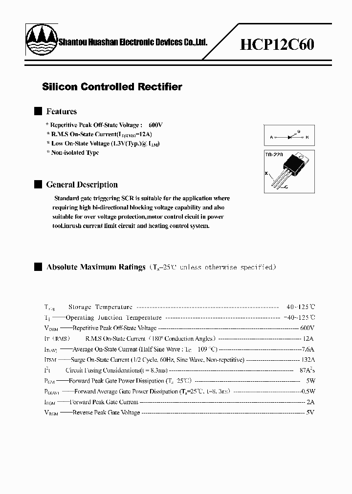 HCP12C60_4579430.PDF Datasheet