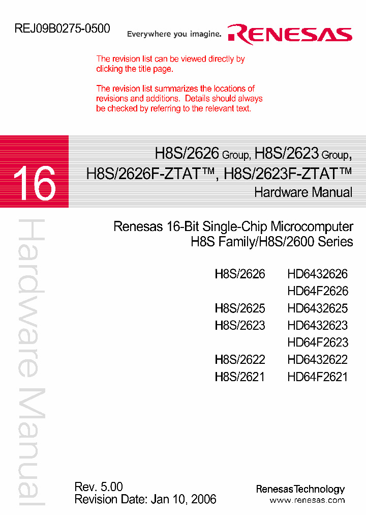 HD64F2621_4290052.PDF Datasheet