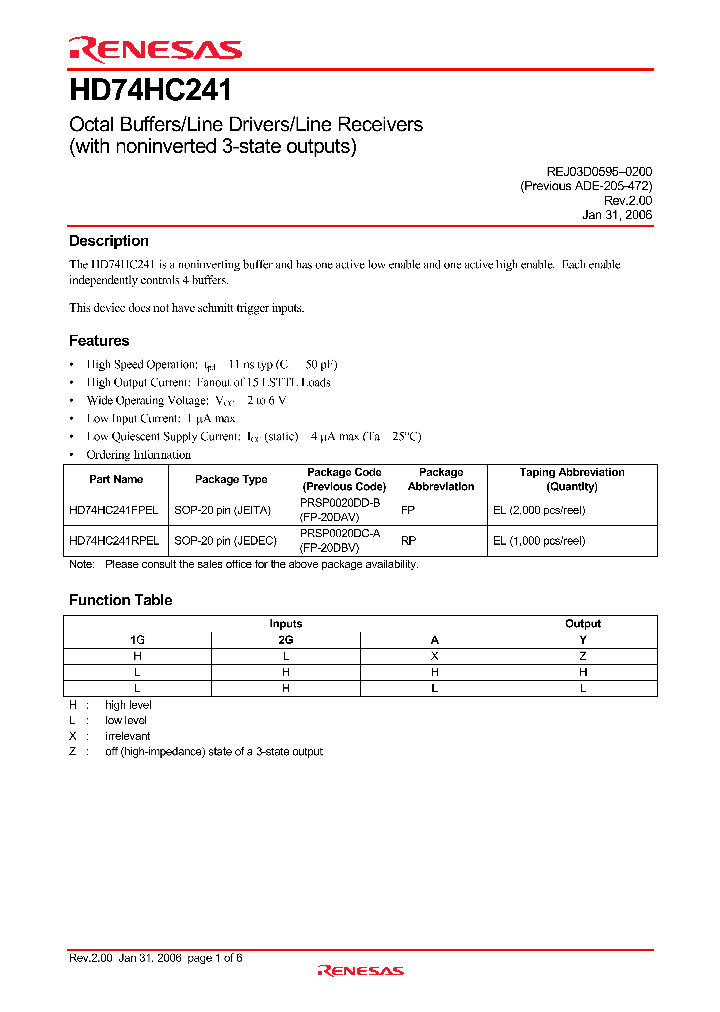 HD74HC241_4347758.PDF Datasheet