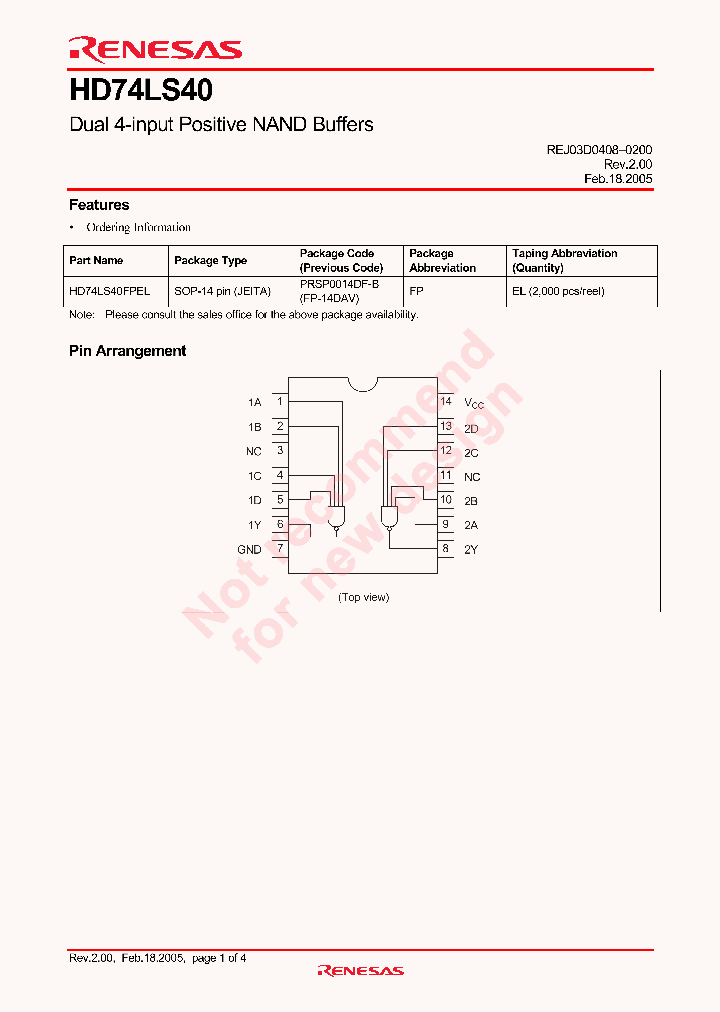 HD74LS40_4250282.PDF Datasheet