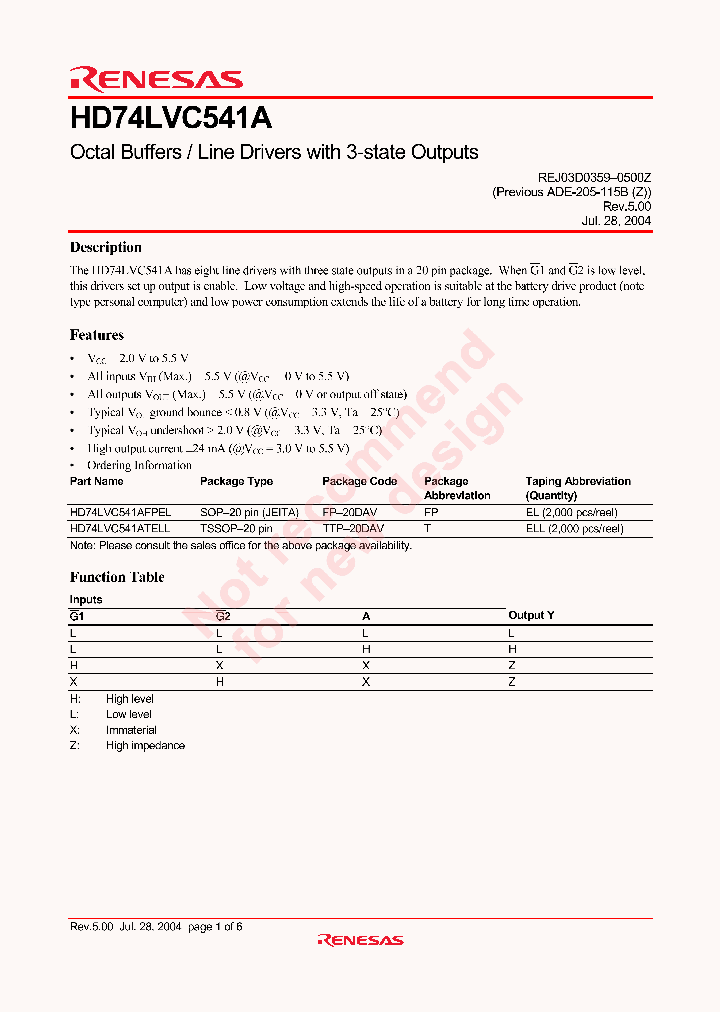 HD74LVC541ATELL_4351534.PDF Datasheet