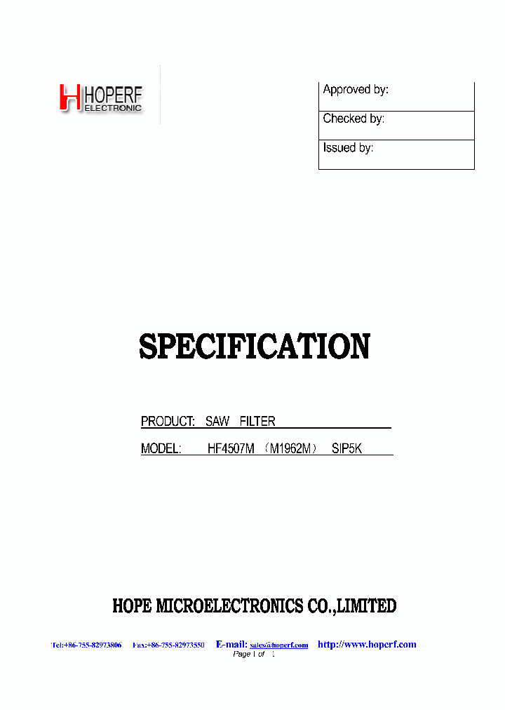 HF4507MSIP5K_4848757.PDF Datasheet