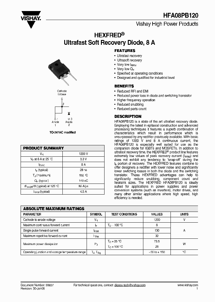 HFA08PB120_4376982.PDF Datasheet