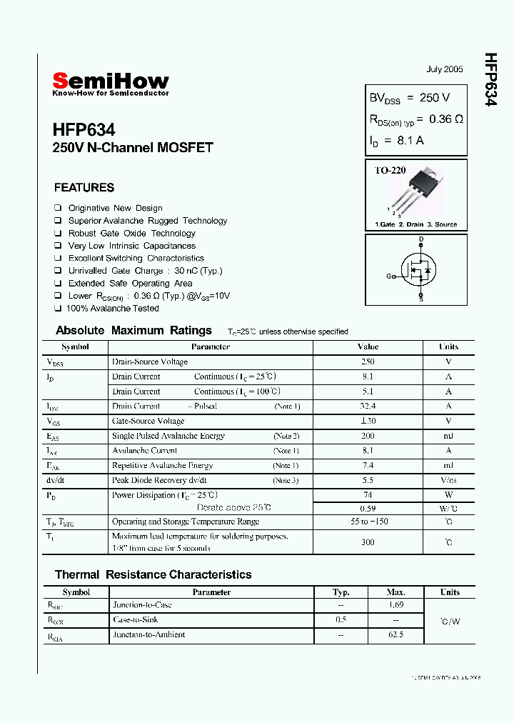 HFP634_4590729.PDF Datasheet