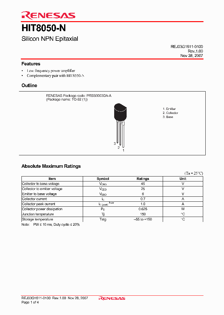 HIT8050-N_4242567.PDF Datasheet