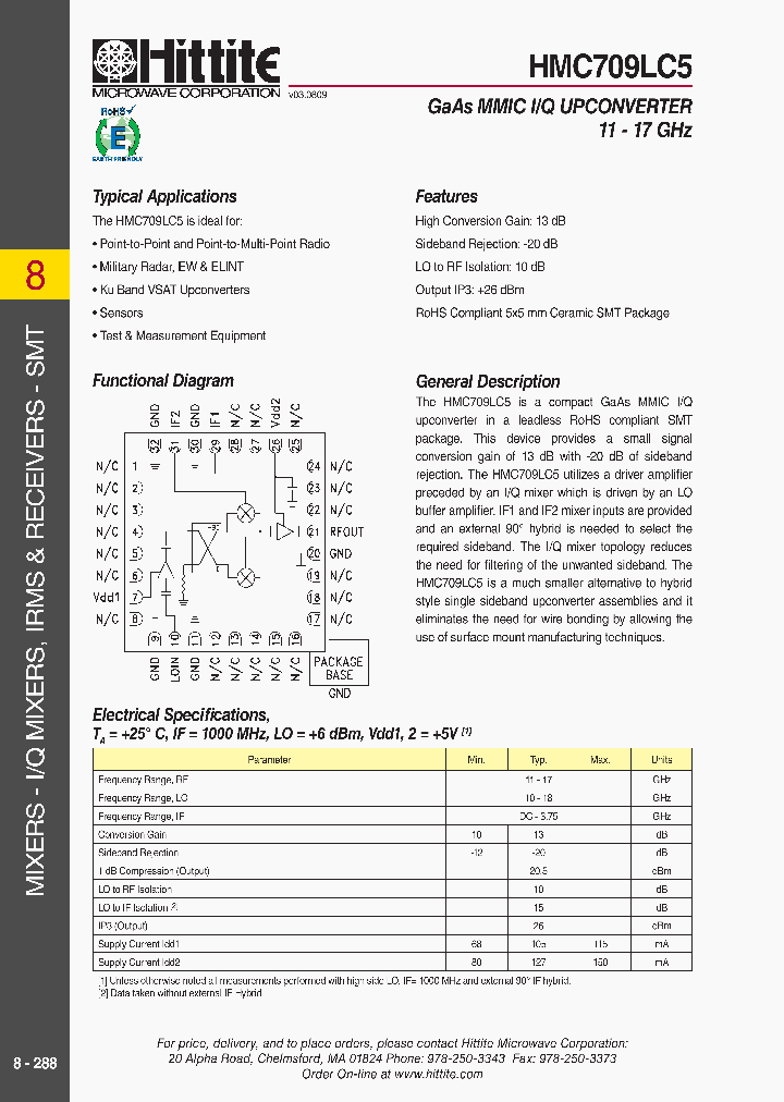 HMC709LC5_4535686.PDF Datasheet