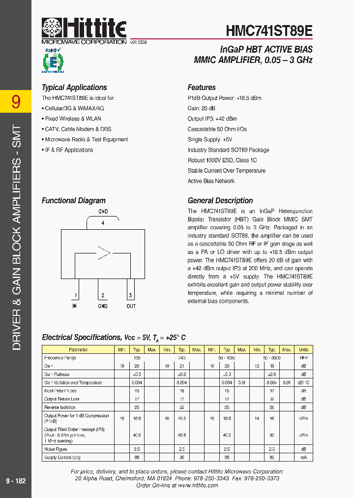 HMC741ST8909_4555821.PDF Datasheet