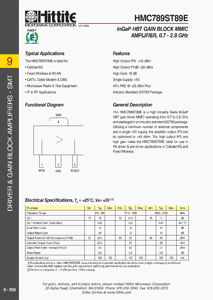 HMC789ST89E_4522502.PDF Datasheet