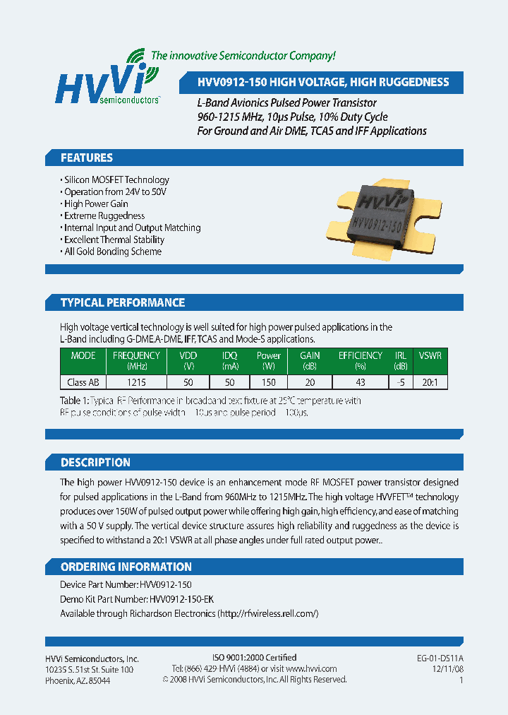 HVV0912-150_4256716.PDF Datasheet