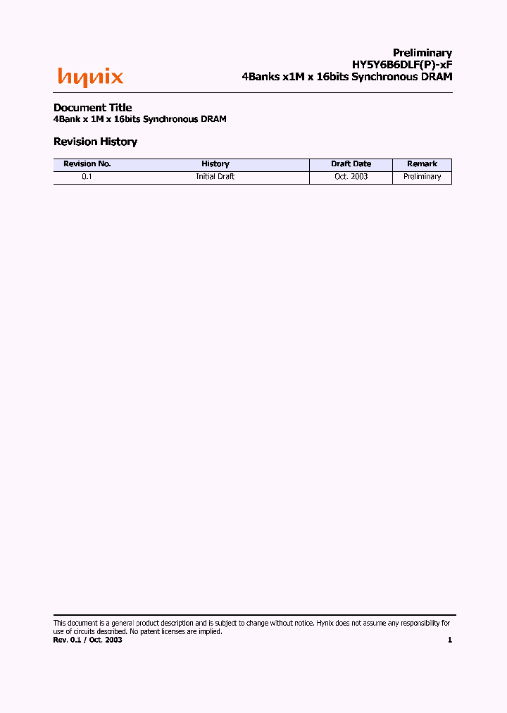 HY5Y6B6DLF-HF_4612655.PDF Datasheet