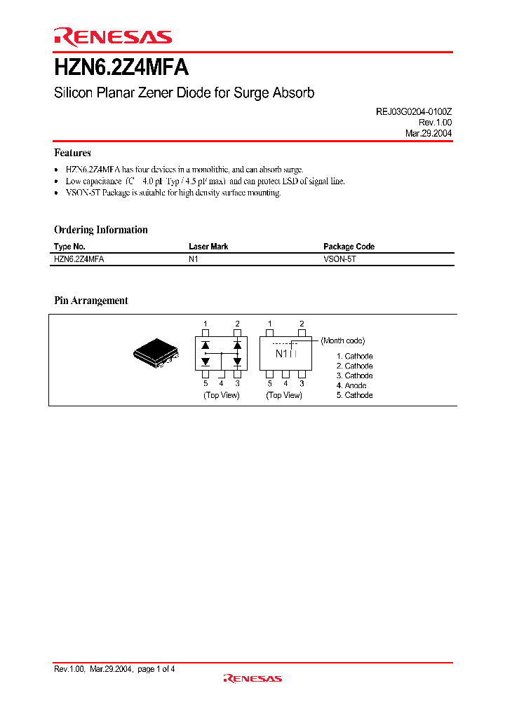 HZN62Z4MFA_4300536.PDF Datasheet