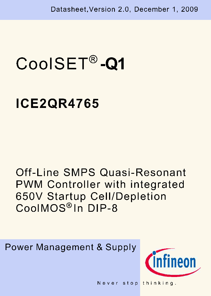 ICE2QR4765_4622906.PDF Datasheet