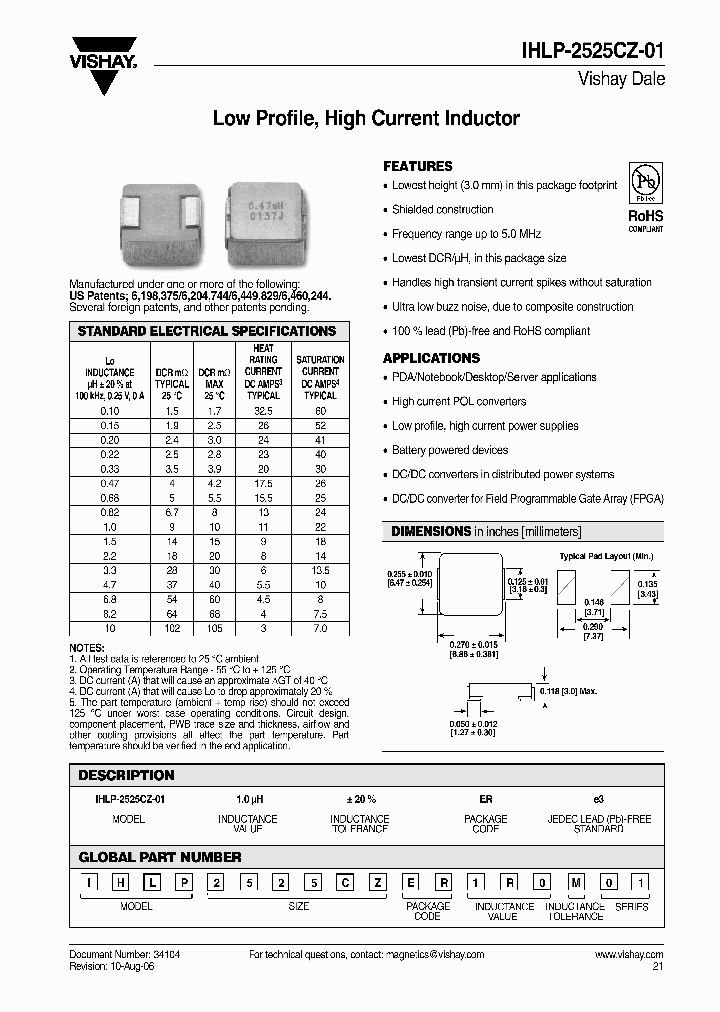 IHLP-2525CZ-01_4270773.PDF Datasheet