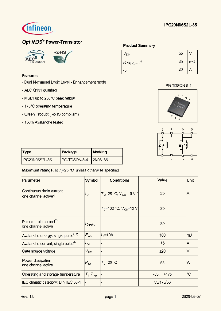IPG20N06S2L-35_4611718.PDF Datasheet