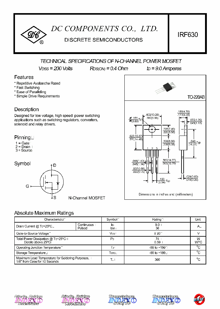 IRF630_4451773.PDF Datasheet