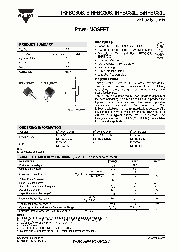 IRFBC30L_4371731.PDF Datasheet