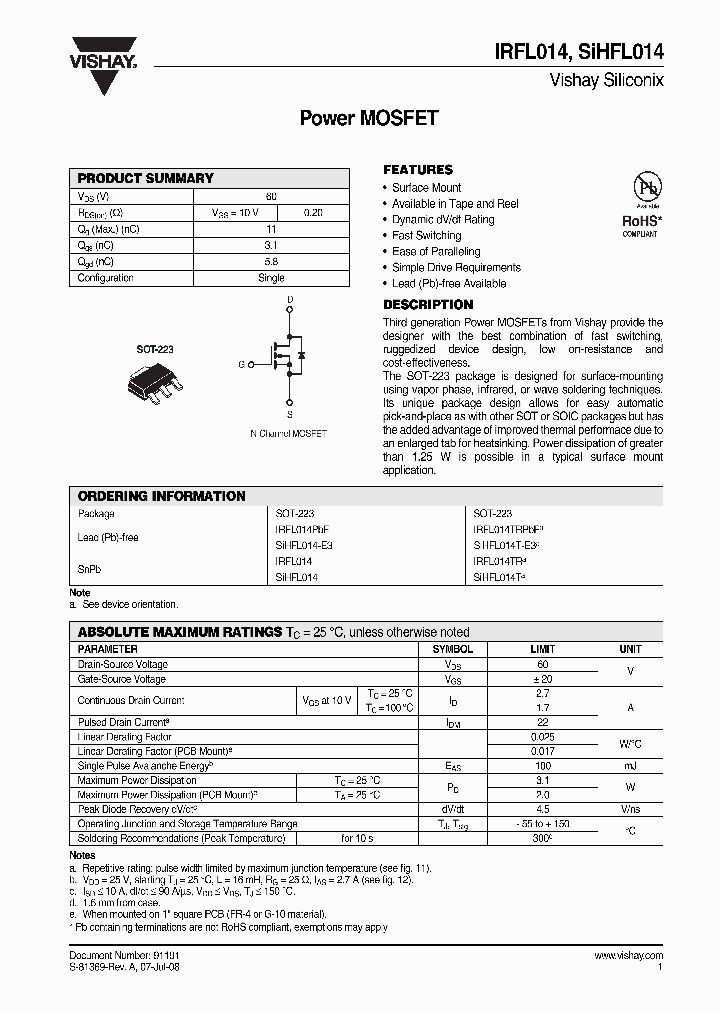 IRFL014_4249723.PDF Datasheet